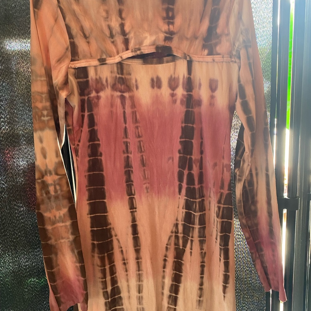 Fashion Nova Pink and Brown dress